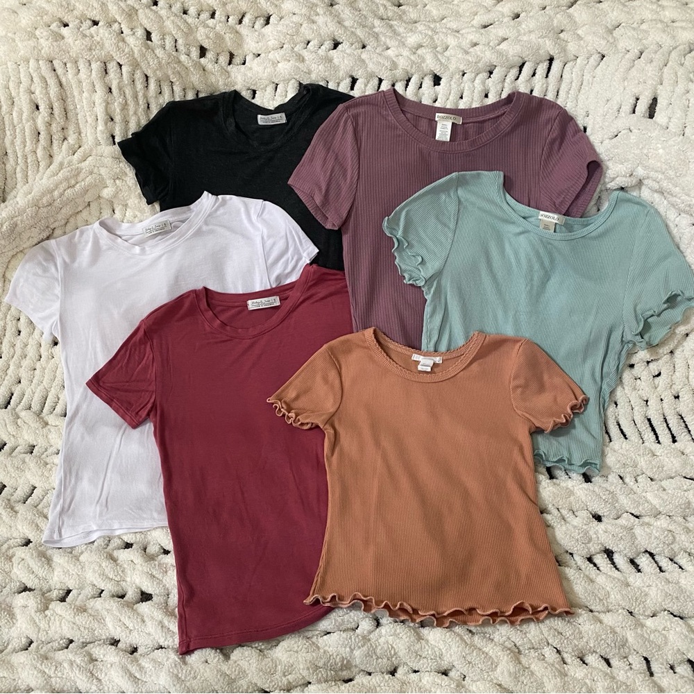 Bundle of 6 Basic Tops (Small)